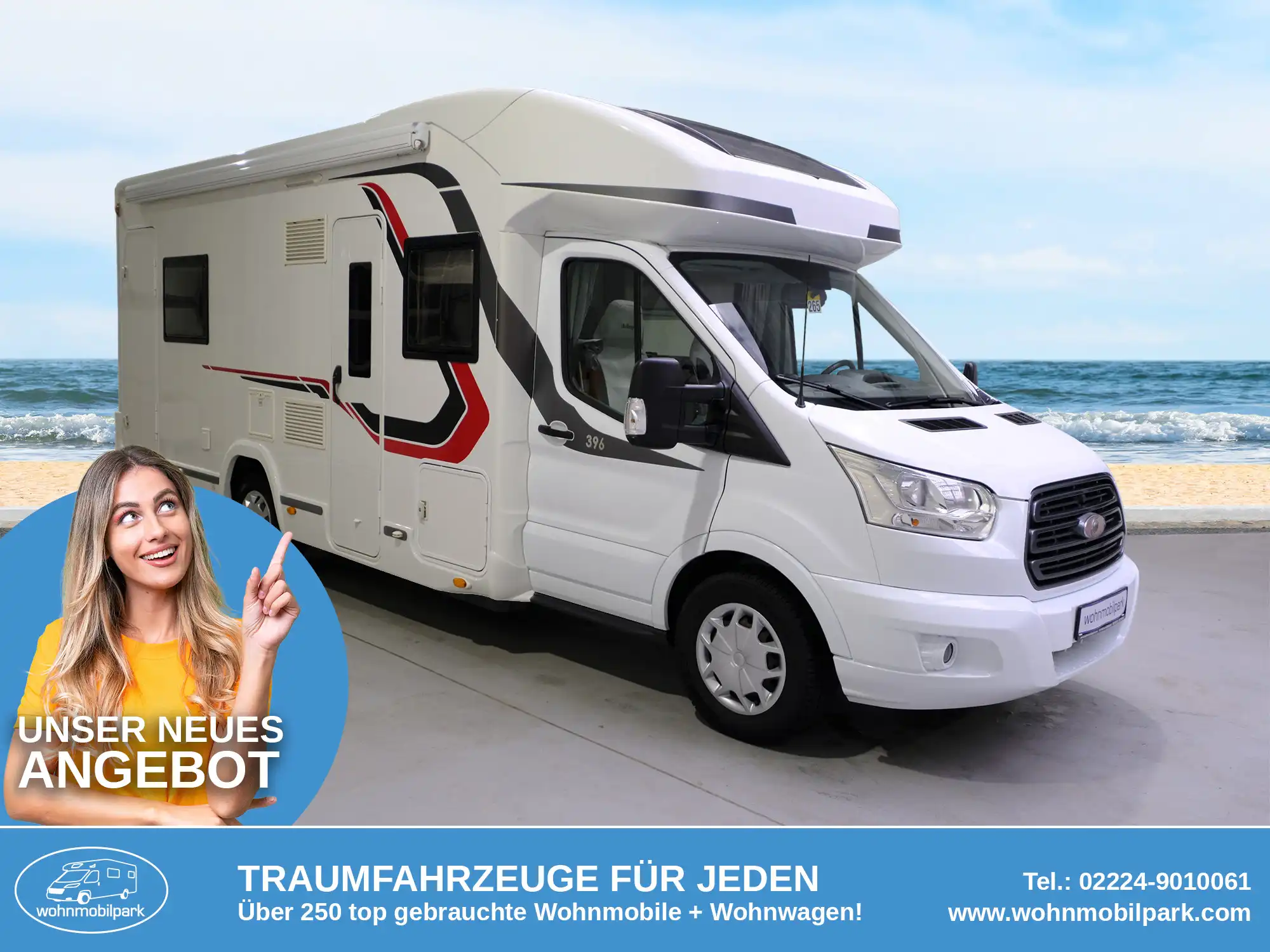 CHALLENGER 396  Teilintegrierter gebraucht kaufen in Bad Honnef